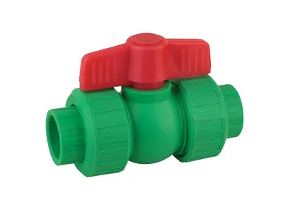 PPR Double Union Ball Valve / PPR Union Ball Valve